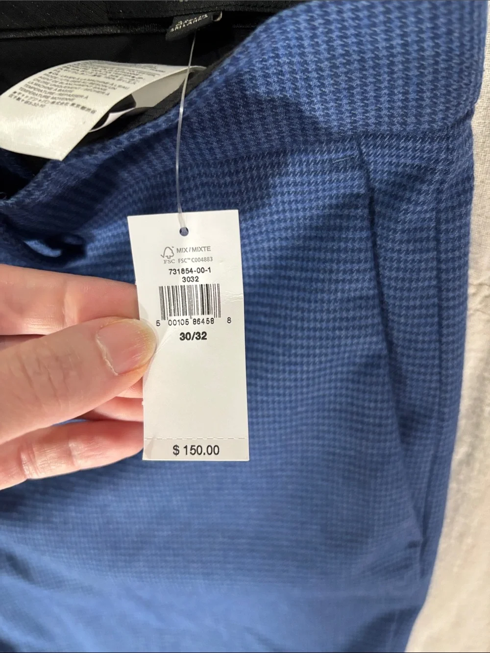 Banana Republic Men's Blue Tailored Stretch Chinos